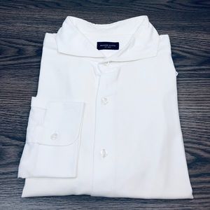 Proper Cloth White Cutaway Collar Shirt 17.5